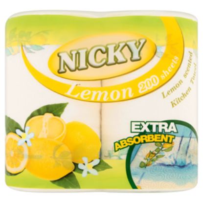 Picture of Kitchen Towel Nicky Lemons 2pk x8